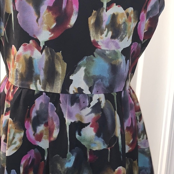 MM Couture sz L burgundy/blk sleeveless dress - Picture 3 of 4